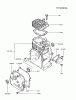 Kawasaki Motoren FA130D-BS07 - Kawasaki FA130D 4-Stroke Engine Pièces détachées CYLINDER/CRANKCASE