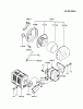 Kawasaki Motoren FA130R-FS00 - Kawasaki FA130R 4-Stroke Engine Pièces détachées AIR-FILTER/MUFFLER