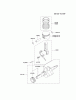 Kawasaki Motoren FE120D-AS07 - Kawasaki FE120D 4-Stroke Engine Pièces détachées PISTON/CRANKSHAFT