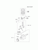 Kawasaki Motoren FE120G-KS00 - Kawasaki FE120G 4-Stroke Engine Pièces détachées PISTON/CRANKSHAFT