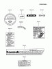 Kawasaki Motoren FE290D-CS02 - Kawasaki FE290D 4-Stroke Engine Pièces détachées LABEL