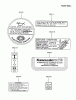 Kawasaki Motoren FA076D-BS09 - Kawasaki FA076D 4-Stroke Engine Pièces détachées LABEL