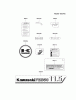 Kawasaki Motoren FE350D-DS12 - Kawasaki FE350D 4-Stroke Engine Pièces détachées LABEL