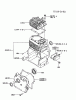Kawasaki Motoren FA210D-HS05 - Kawasaki FA210D 4-Stroke Engine Pièces détachées CYLINDER/CRANKCASE