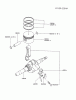 Kawasaki Motoren FA210D-HS05 - Kawasaki FA210D 4-Stroke Engine Pièces détachées PISTON/CRANKSHAFT