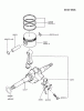 Kawasaki Motoren FA210D-JS07 - Kawasaki FA210D 4-Stroke Engine Pièces détachées PISTON/CRANKSHAFT