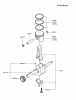 Kawasaki Motoren FG200D-GS00 - Kawasaki FG200D 4-Stroke Engine Pièces détachées PISTON/CRANKSHAFT