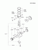 Kawasaki Motoren FG300D-BS13 - Kawasaki FG300D 4-Stroke Engine Pièces détachées PISTON/CRANKSHAFT