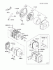 Kawasaki Motoren FA210D-LS00 - Kawasaki FA210D 4-Stroke Engine Pièces détachées AIR-FILTER/MUFFLER