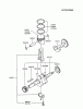 Kawasaki Motoren FG300D-FS01 - Kawasaki FG300D 4-Stroke Engine Pièces détachées PISTON/CRANKSHAFT