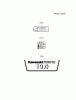 Kawasaki Motoren FH601D-AS01 - Kawasaki FH601D 4-Stroke Engine Pièces détachées LABEL