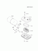 Kawasaki Motoren FD501D-AS01 - Kawasaki FD501D 4-Stroke Engine Pièces détachées AIR-FILTER/MUFFLER