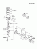 Kawasaki Motoren FZ400D-ES00 - Kawasaki FZ400D 4-Stroke Engine Pièces détachées PISTON/CRANKSHAFT
