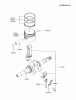 Kawasaki Motoren FA076D-AS07 - Kawasaki FA076D 4-Stroke Engine Pièces détachées PISTON/CRANKSHAFT