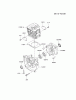 Kawasaki Geräte KRH300A-A1 (KRH300A) - Kawasaki Handheld Blower Pièces détachées CYLINDER/CRANKCASE