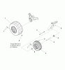 Murray C950-60928-0 (7800538) - Craftsman ZTS6000, 26HP B&S w/52" Mower Deck (2009) (Sears) Pièces détachées Wheel & Tire Group (W7501439)