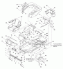 Murray 107.287910 (7800340) - Craftsman ZTS7500, 26HP Kohler w/50" Mower Deck (2008) (Sears) Listas de piezas de repuesto y dibujos Frame, Body & Seat Group (7500989)