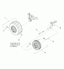 Murray 107.607010 (2690713) - Craftsman ZTS7500, 24HP B&S w/50" Mower Deck (2007) (Sears) Listas de piezas de repuesto y dibujos Wheel & Tire Group (W987749)