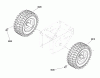 Murray 1332PE (LP25940) (1695814) - John Deere 32" Professional Snow Thrower (2010) Spareparts Wheels and Tires Group (2988312J)