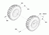 Murray 1696281-00 - Brute 27" Dual Stage Snowthrower, 11.5HP (2012) Listas de piezas de repuesto y dibujos Wheels & Tires Group (2990819)