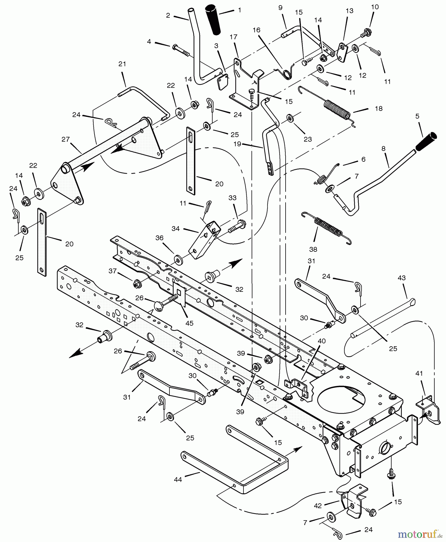  Murray Rasen- und Gartentraktoren 405002x8A - Scotts 40