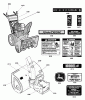 Murray 726E (LP25936) (1695816) - John Deere 26" Dual Stage Snow Thrower (2010) Pièces détachées Decal Group (2988956_2989626)