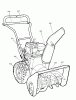 Murray C950-52729-0 (1695382) - Craftsman 24" Dual Stage Snow Thrower (2007) (Sears) Pièces détachées Decals