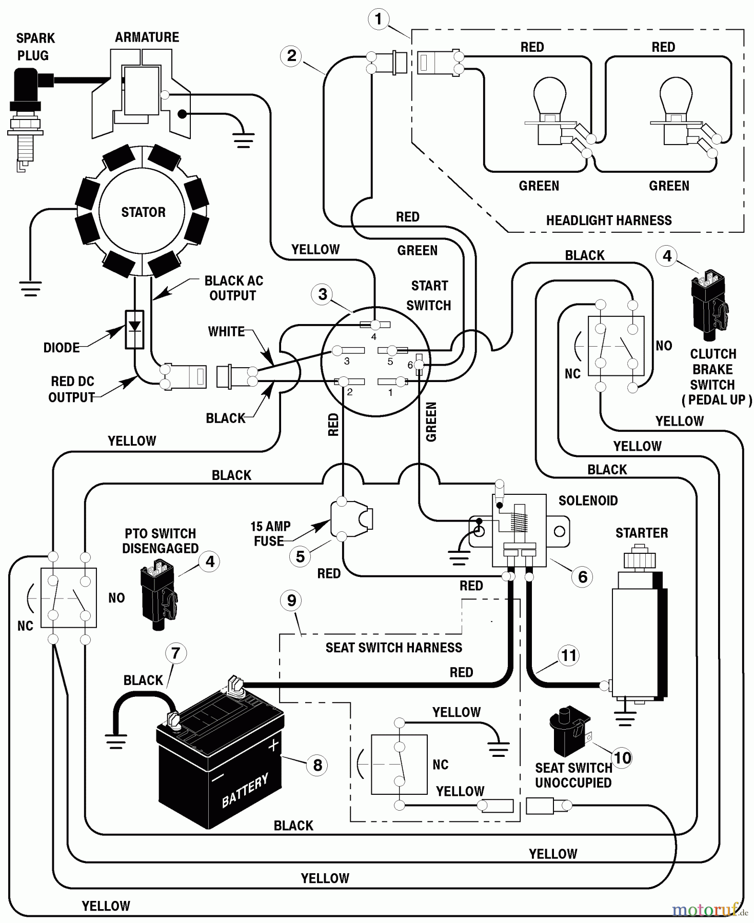 Murray Rasen- und Gartentraktoren 40541x99A - B&S/Murray 40