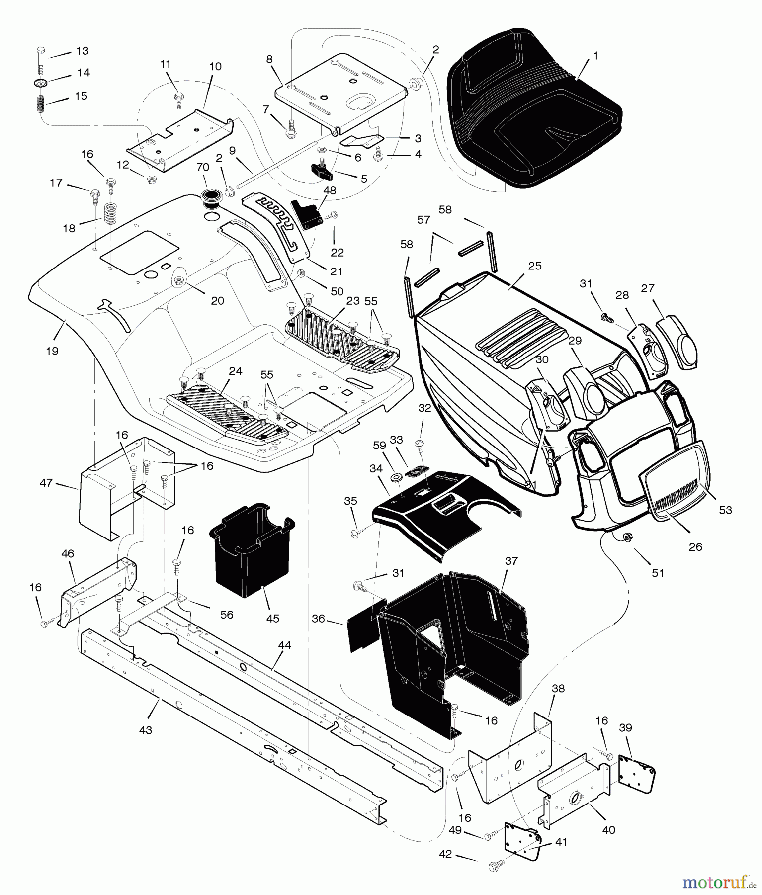 Murray Rasen- und Gartentraktoren 425001x99A - B&S/Murray 42