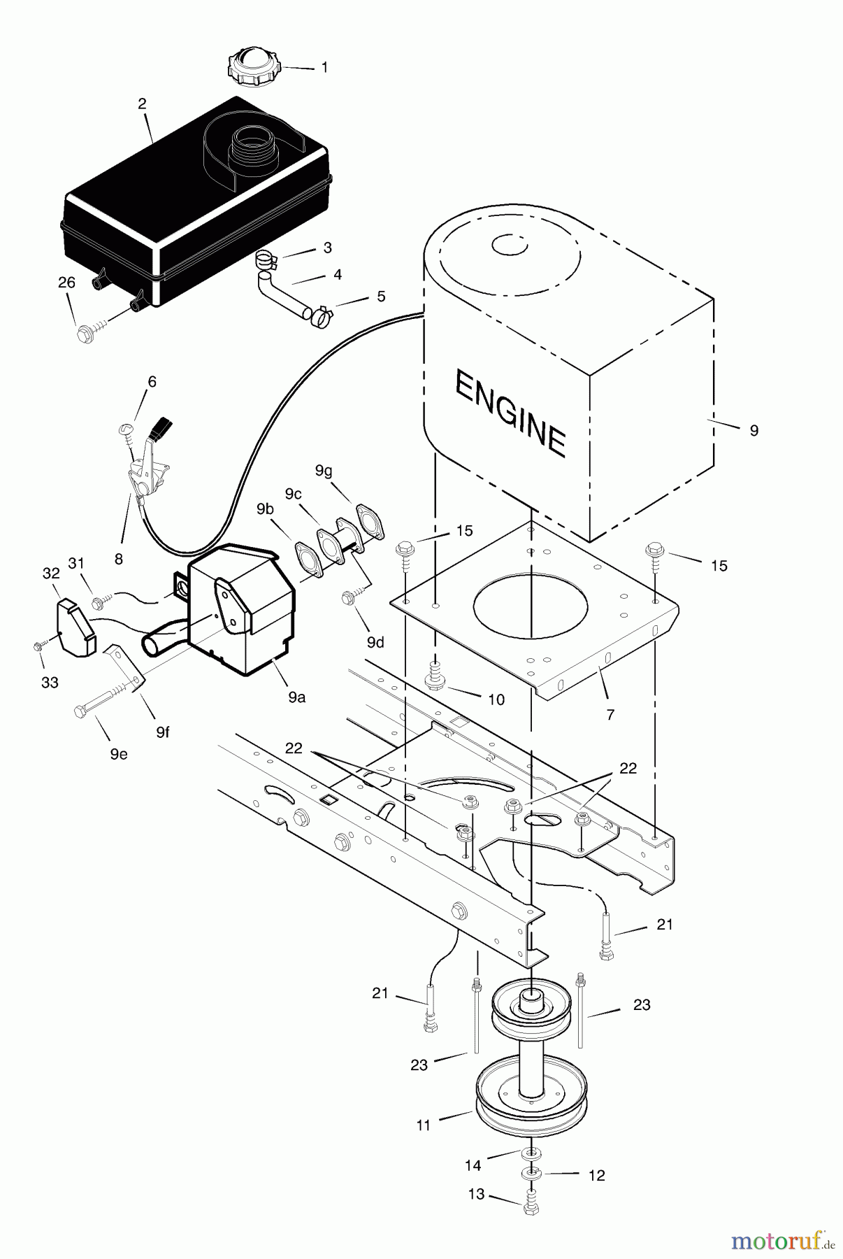  Murray Rasen- und Gartentraktoren 425002x99A - B&S/Murray 42