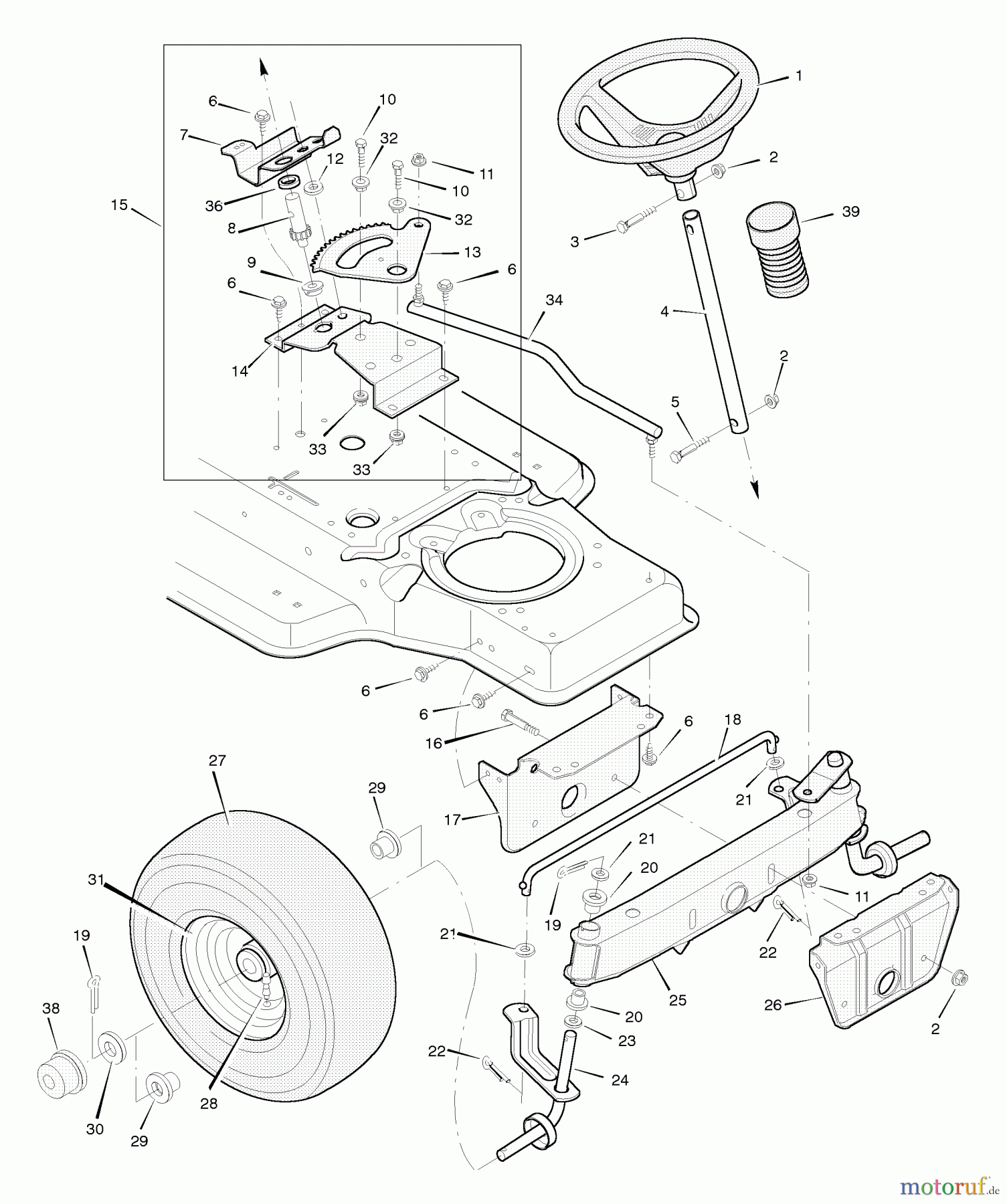  Murray Rasen- und Gartentraktoren 42819x7B - Scotts 42