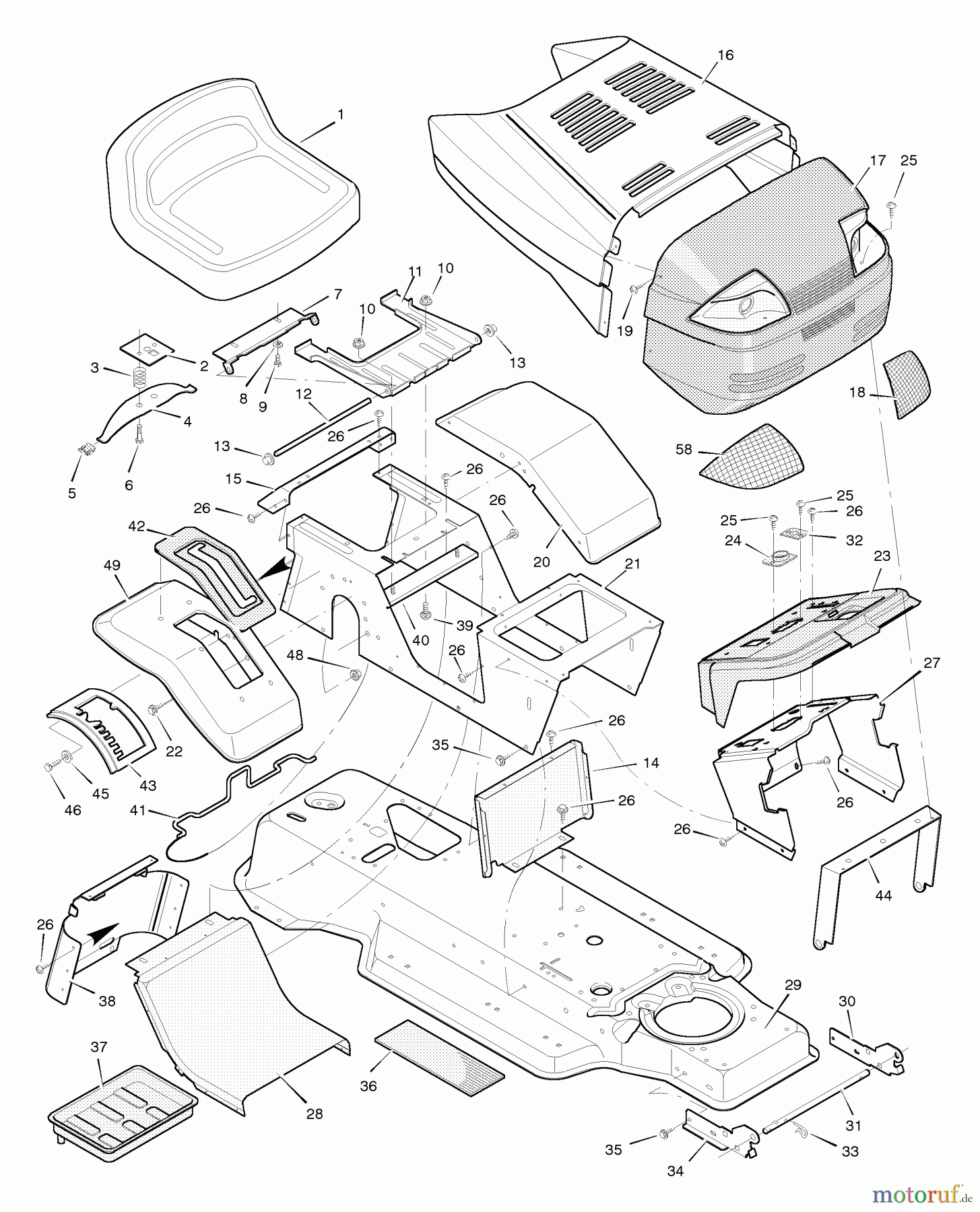  Murray Rasen- und Gartentraktoren 42820x24A - B&S/Murray 42