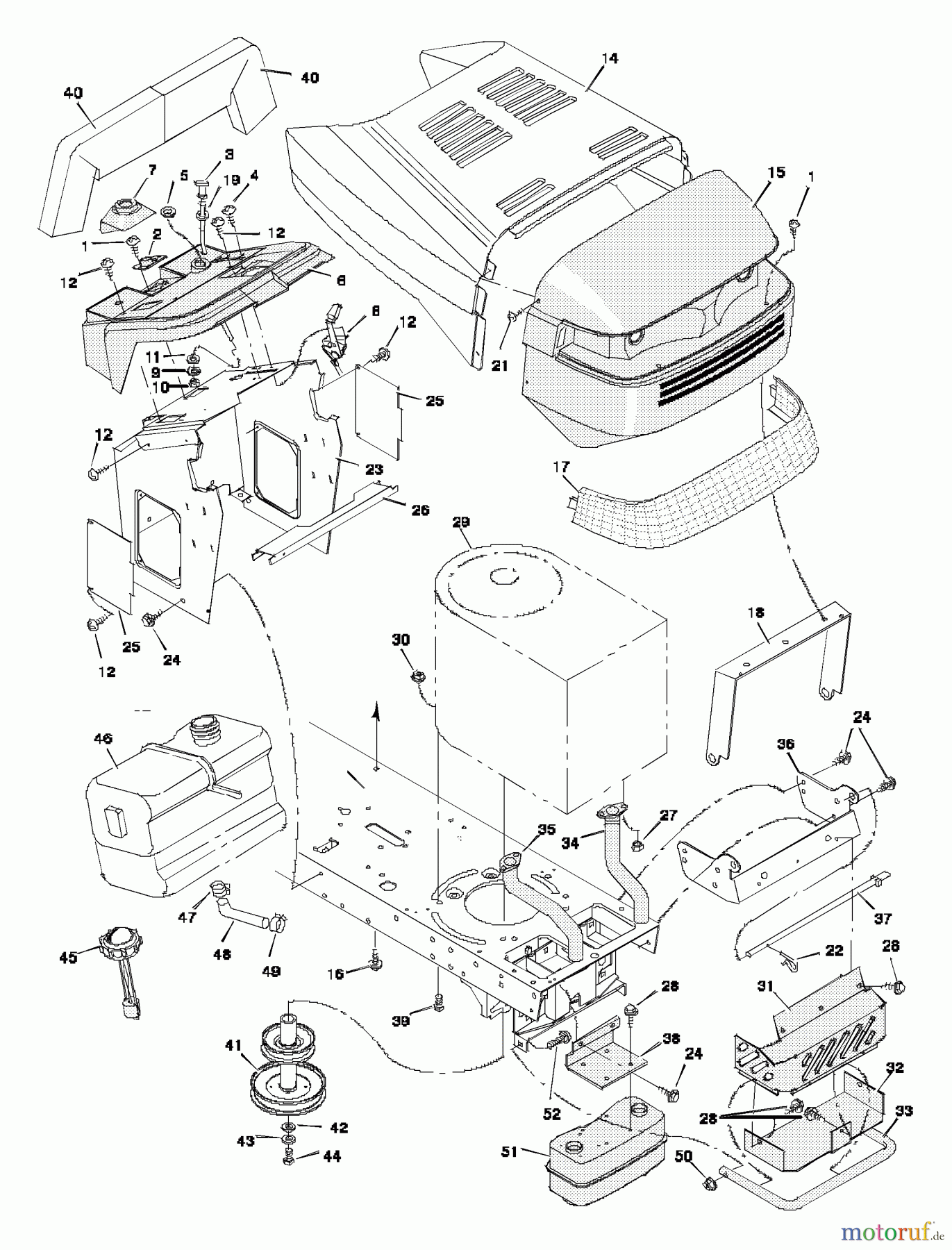 Murray Rasen- und Gartentraktoren 46404x89A - Yard King Performance 46
