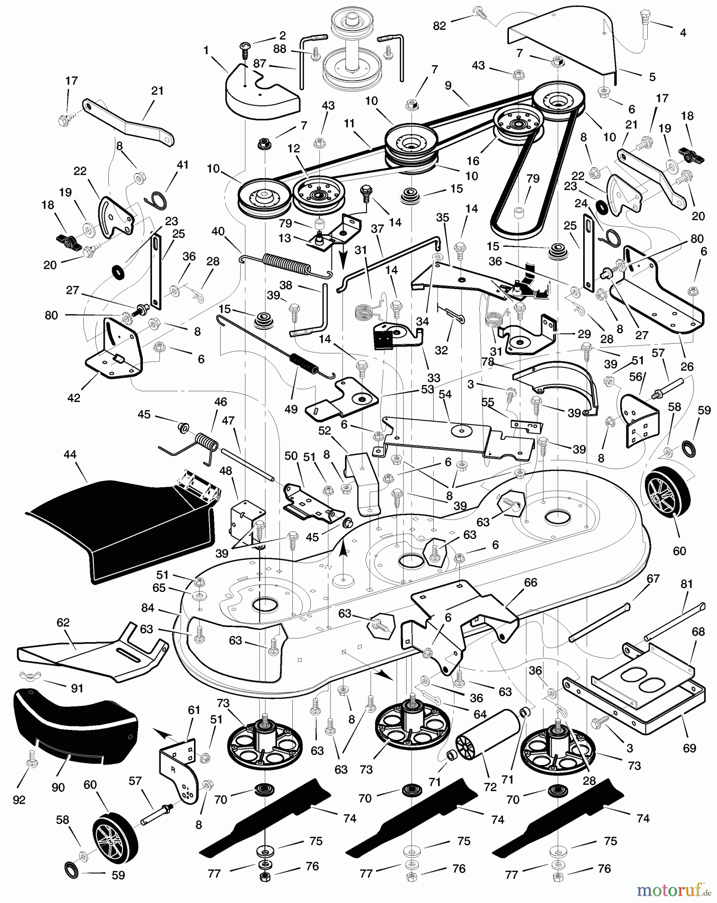  Murray Rasen- und Gartentraktoren 465600x8A - Scotts 46