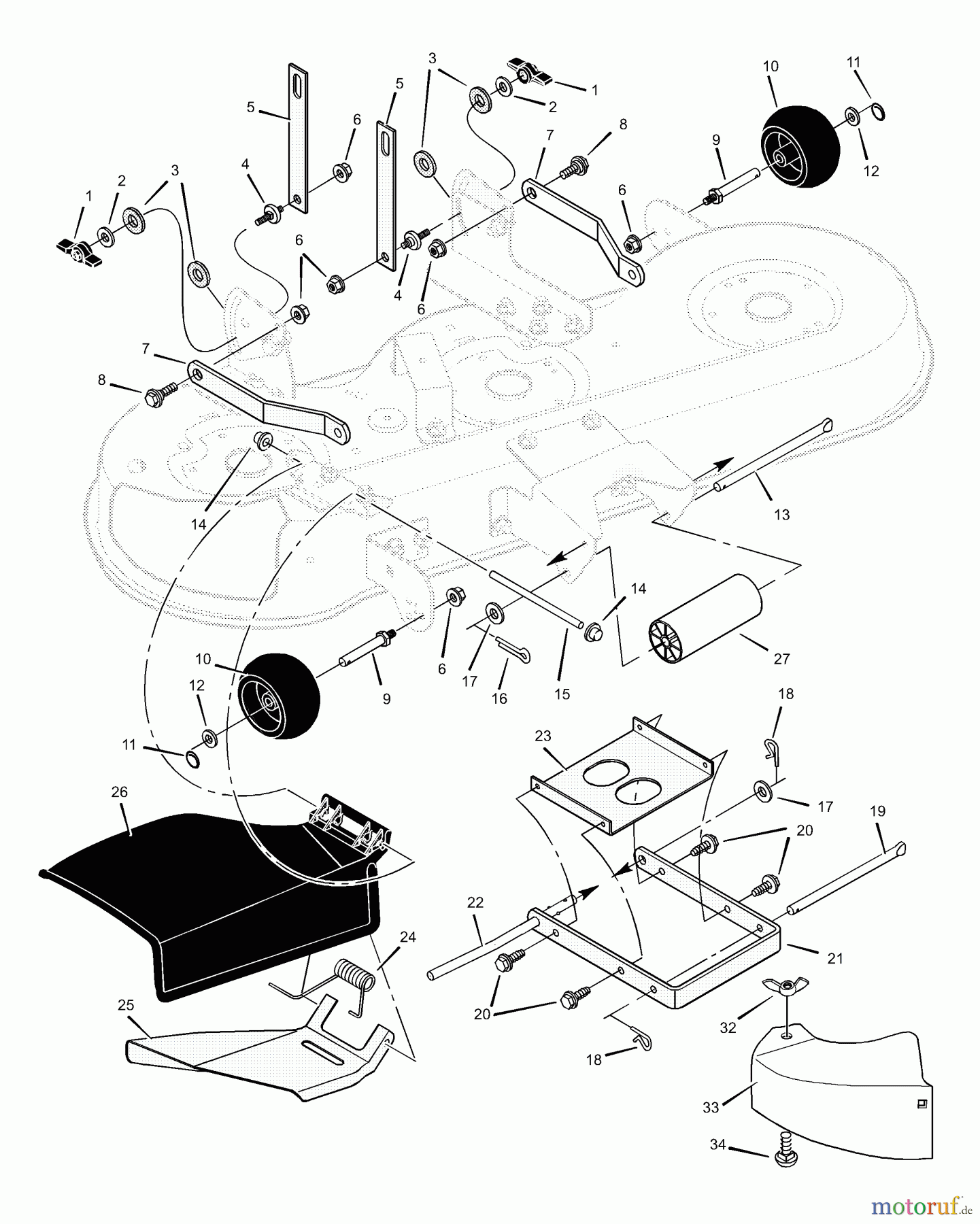 Murray Rasen- und Gartentraktoren 465606x692B - Stanley 46
