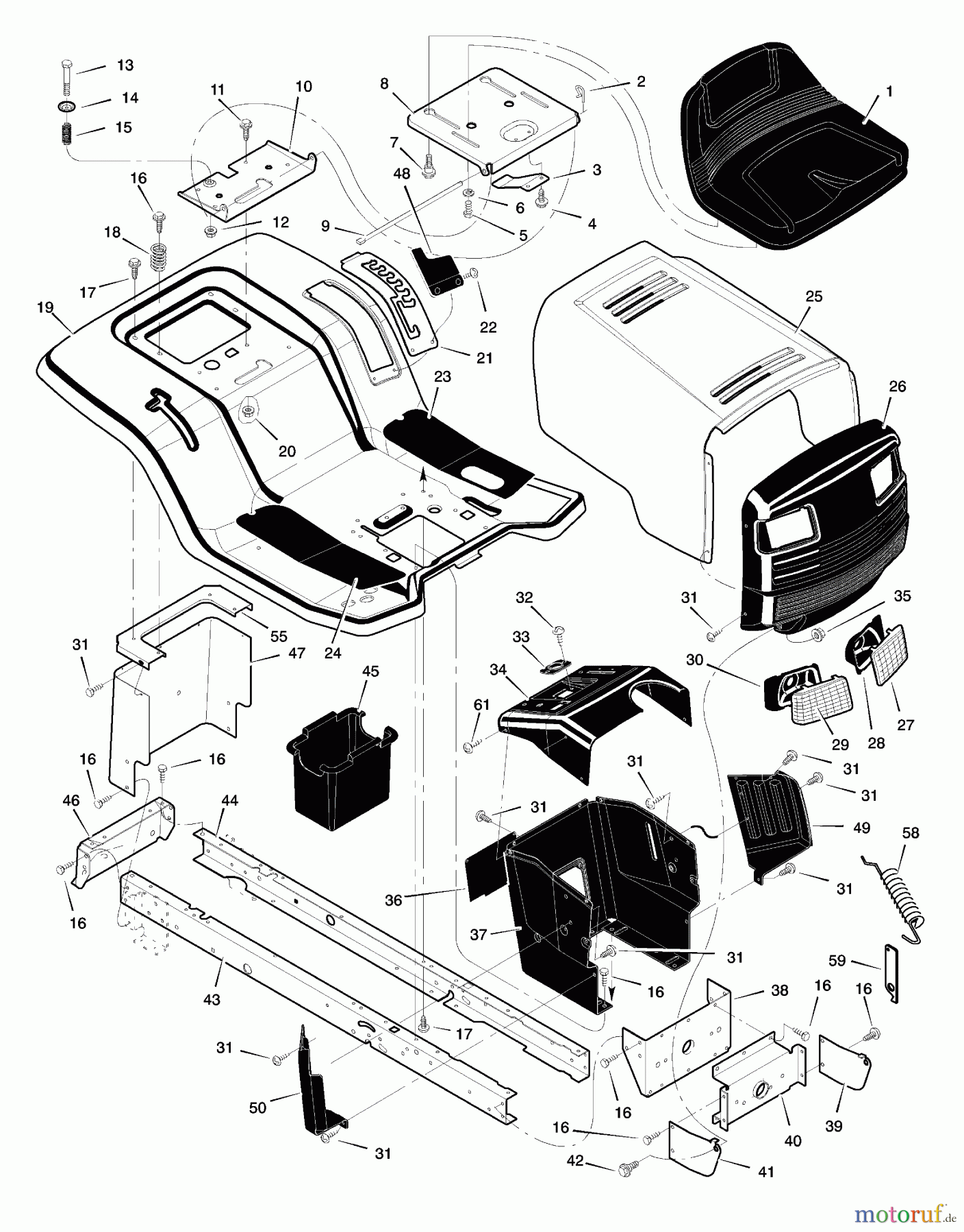  Murray Rasen- und Gartentraktoren 46576x92B - B&S/Murray 46