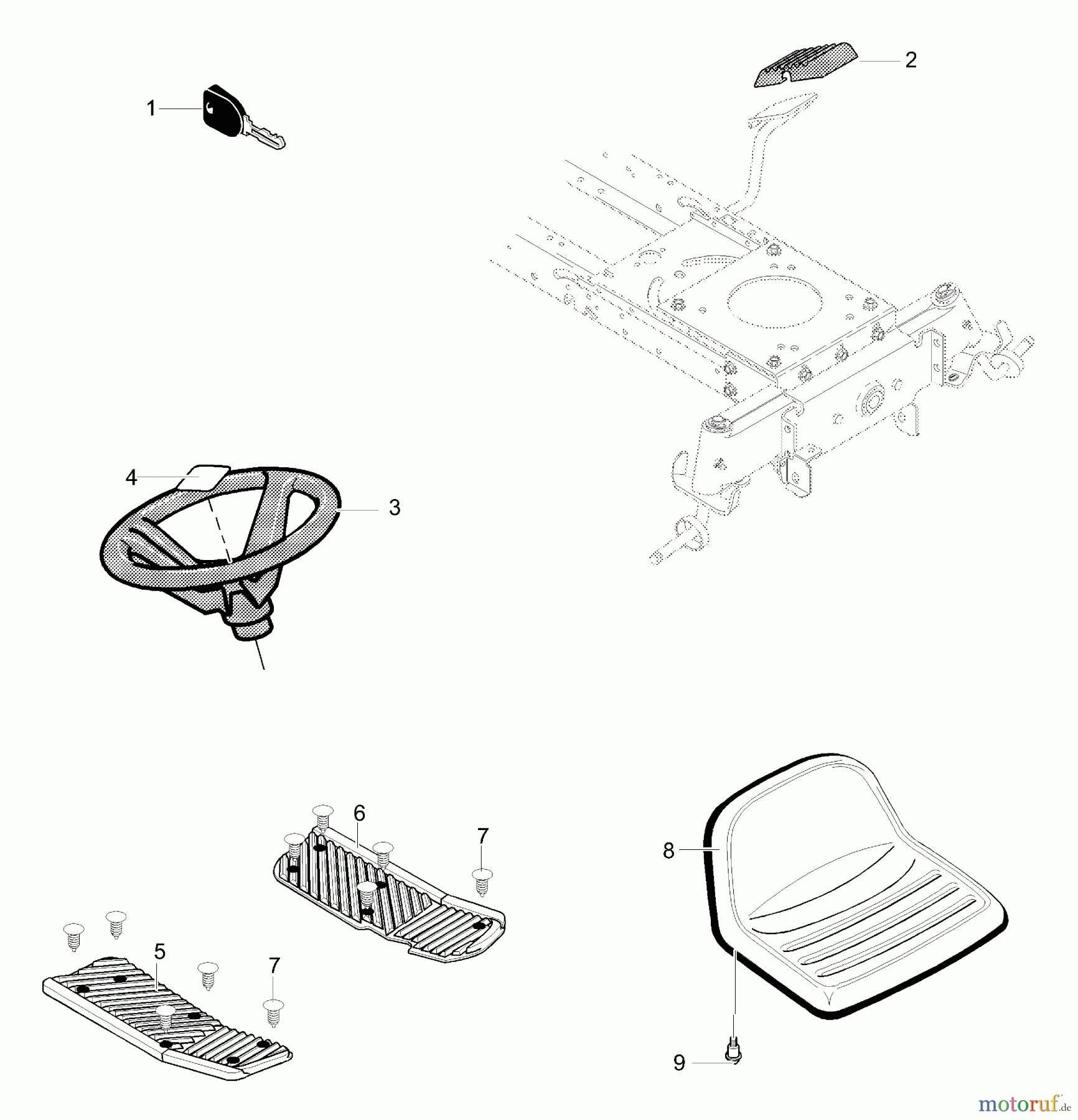  Murray Rasen- und Gartentraktoren 50572x89A - Yard King Performance 50