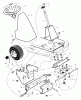 Murray C950-60405-1 - Craftsman 30" Mid-Engine Rider (2005) (Sears) Pièces détachées Steering / Direction