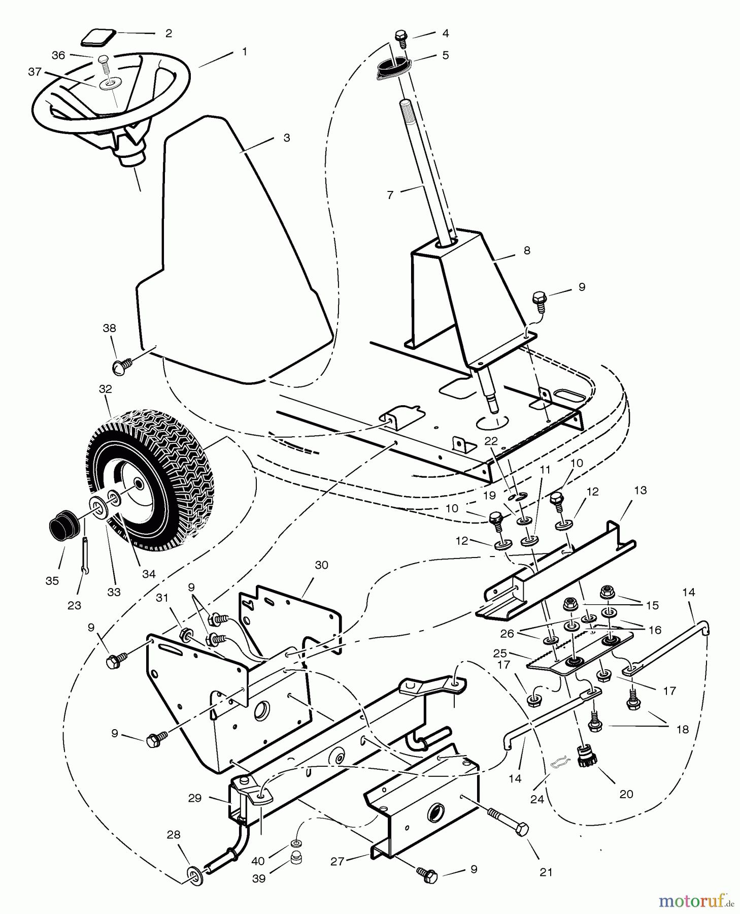 Murray Reitermäher C950-60405-2 - Craftsman 30