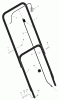 Murray 201010x30B - 20" Walk-Behind Mower (2002) Pièces détachées Handle Assembly