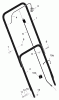 Murray 201010x99A - B&S/ 20" Walk-Behind Mower (2001) (AAFES) Pièces détachées Handle Assembly