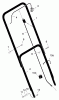 Murray 201010x99NA - B&S/ 20" Walk-Behind Mower (2002) (AAFES) Pièces détachées Handle Assembly