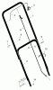 Murray 20101B - 20" Walk-Behind Mower (1999) Pièces détachées Handle Assembly