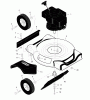 Murray 20103x35B - B&S/ 20" Walk-Behind Mower (1999) (Western Auto) Pièces détachées Mower Housing Assembly
