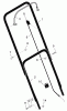 Murray 20104G - 20" Walk-Behind Mower (2005) Pièces détachées Handle Assembly