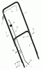 Murray 20104x199A - B&S/ 20" Walk-Behind Mower (2000) (AAFES) Pièces détachées Handle Assembly