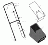 Murray 20406x83C - B&S/ 20" Walk-Behind Mower (2000) (Walmart) Pièces détachées Handle & Bag Assembly