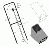 Murray 20407x35A - B&S/ 20" Walk-Behind Mower (1997) (Western Auto) Pièces détachées Handle & Bag Assembly