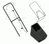 Murray 204210x31D - Scotts 20" Walk-Behind Mower (2004) (Home Depot) Pièces détachées Handle & Bag Assembly