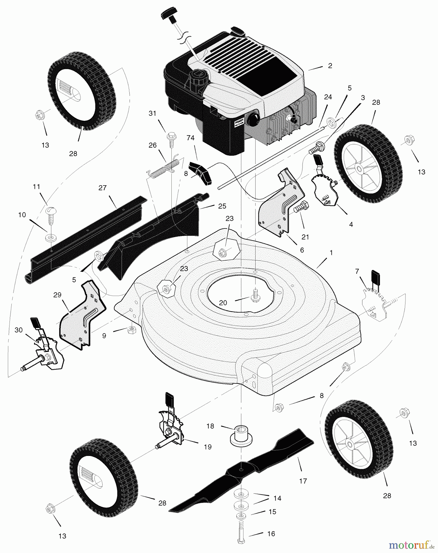 Murray Rasenmäher 204211x194A - B&S/Murray 20